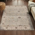 thumbnail image 3 of Luxe Weaver Floral Distressed Silver 5x7 Vintage Living Room Area Rug, 3 of 5