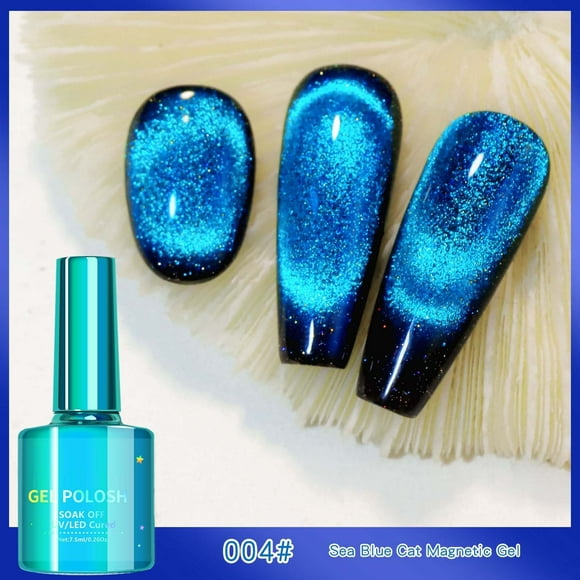 Pompotops Beauty Products Clearance,Women Beauty Gifts,12D Gel Nail Polish Magnetic Gel Nail Polish with Effect 7.5ml