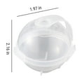 thumbnail image 6 of Vacemry Under $5 Whiskey Round Ice Maker, Large Spherical Ice Ball Creator, Cocktail Ice Sphere Mold, Bar Quality Ice Former, Drink Chilling Essential, Home Bar Ice Solution, 6 of 9