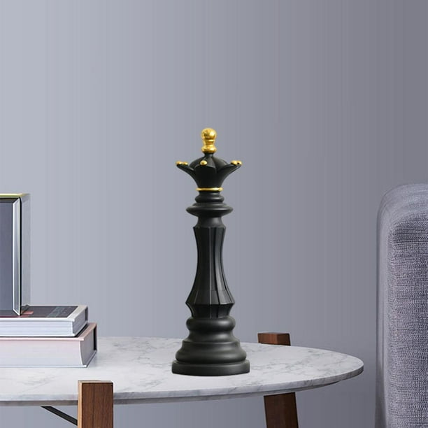 Estatua de ajedrez de resina, adornos de escultura, estatuilla moderna, artesanía, juegos de , accesorios para decoración para hogar, arreglo de ar Macarena Figura estatuas de ajedrez