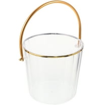 PTOOTP Multi Functional Plastic Ice Buckets For Groups Picnics 1Pack 6.3X6.1X5.3In