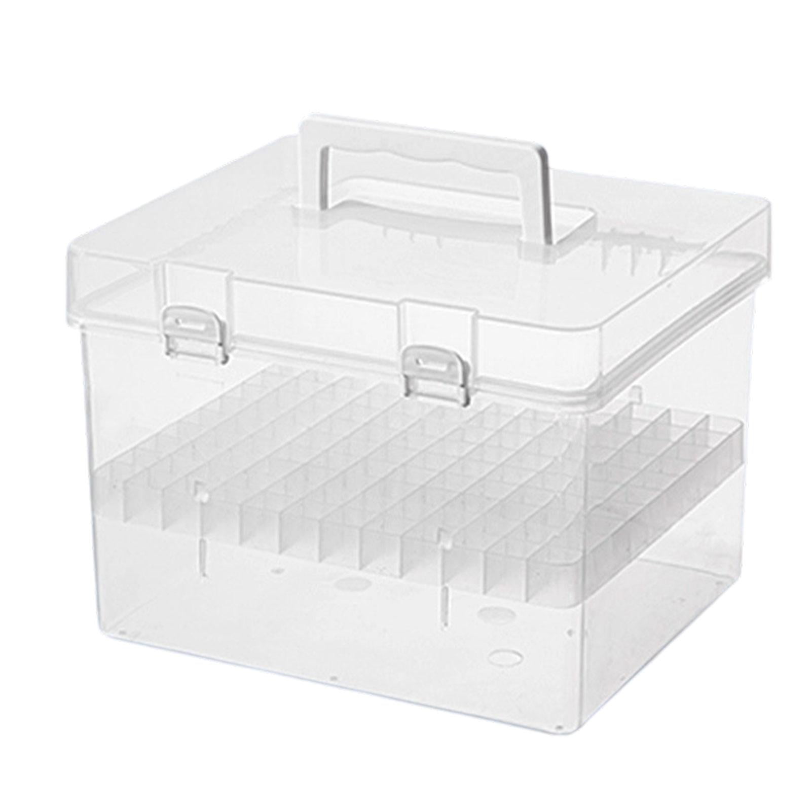 Marker Case Marker Storage Box Clear Marker Carrying Case with Durable PP Material for Art Supplies Home Travel