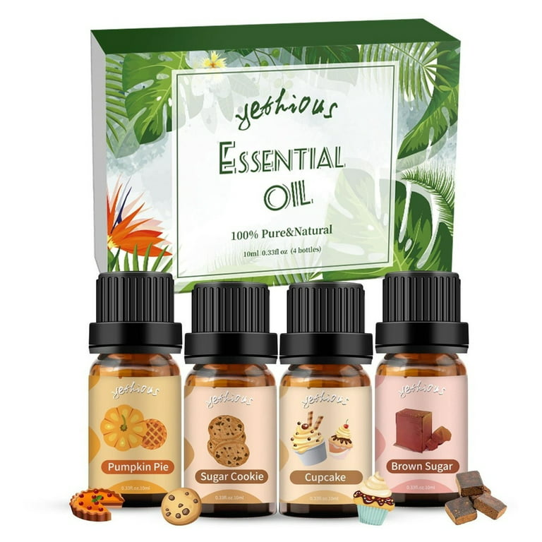  Clean Essential Oils Set - 6x10ML Fragrance Oil for Diffuser,  Aromatherapy, Candle & Soap Making - Fresh Petal, Breeze, Citrus, Soap,  Cedar&Cypress, Baby Powder Aromatherapy Essential Oil Kit (10mL) : Health