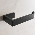 thumbnail image 4 of Wall Mount Bathroom Toilet Paper Holder in Matte Black - 5.7-in L x 2.99-in W x 157-in H, 4 of 5