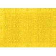 thumbnail image 1 of Ahgly Company Machine Washable Indoor Rectangle Oriental Yellow Traditional Area Rugs, 4' x 6', 1 of 4
