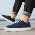 thumbnail image 4 of Adult Platform Canvas Shoes Fashion Men’s Sneakers Classic Non-Slip Low Top Shoes Comfortable Casual Sneakers, 4 of 4