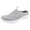 Gray, variant on CHICVOMEY Clogs Mules for Women Shoes Slip on Sneakers Flats Lightweight Breathable Mesh Comfort Walking Shoes