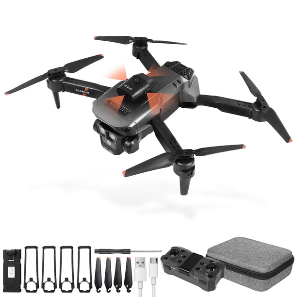 Dron plegable con cámara, gestos, selfies, trucos, giros, inicio con un solo clic, lente ajustable, mini dron para adultos