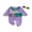 Purple Style 2, variant on BemeyourBBs Newborn Baby Girl Mardi Gras Outfit Footed Romper Spring Fall Winter Carnival Clothes They Found Me In A King Cake Long Sleeve Ruffle Collar Letter Footied Embroidery Jumpsuit Headband