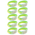 thumbnail image 1 of Pulsera luminosa con bandera nacional para aficionados, accesorios luminosos de silicona ABS para el partido de fútbol mundial 2022, 10 Uds., 1 of 12