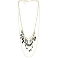 thumbnail image 2 of Mi Amore Adjustable Statement-Necklace Gold-Tone/Black, 2 of 4