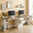White, variant on NORTHSKY 96.5" 2 Person Desk, Double Computer Desk with Power Outlet & USB Ports, Drawers & Storage Shelves for Home Office - White