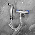 thumbnail image 3 of Yaju Bathroom Washing Machine Faucet Double Handle Stainless Steel Cold Water Faucet(1pcs,sliver), 3 of 3