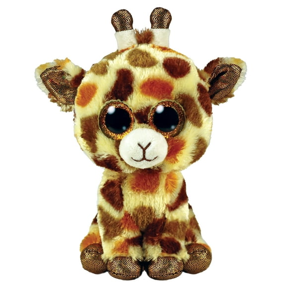 Cute and Cuddly 6" Tan Giraffe Beanie Boo Stilts - Perfect for Playtime and Collecting