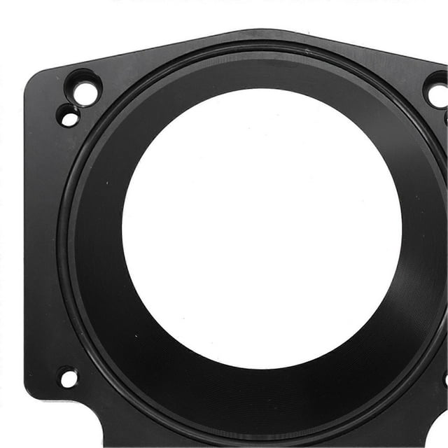 3.6in Intake Manifold Throttle Body Adapter Spacer Fit for GM GEN III LS1 LS2 LS6 LSX LS4Silver