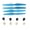 Blue, variant on Propeller Blades for Promark VR Warrior P-70 Drones Set of 4 Propellers Holders White Color