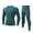Green, variant on Men Jogging Suits Set,Men's Sweatsuit Outfits Solid Color Slim Long Sleeve Crew Neck Top High Stretch Daily 2 Piece Set