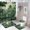 Color-3, variant on Lush Forest Waterfall Shower Curtain Set 4PCs with Hooks Waterproof Bathroom Toilet Mat Lid Decor