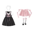 thumbnail image 4 of FYEGRE Bavarian Oktoberfest Dirndl Dress for Girls Elegant Traditional German Festival Party Fancy Outfit Casual Wear Pink 9-10 Years, 4 of 4