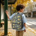 thumbnail image 6 of Tractor and Haybales Gray Pattern 17" School Backpacks for Teens,Waterproof Oxford Fabric,S-Shape Padded Straps for School,Travel,Hiking,Camping, 6 of 6