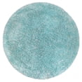 thumbnail image 6 of Rugsotic Carpets Hand Tufted Shag Polyester Eco-Friendly Area Rugs - 10'x10', Round, Turquoise White, Plain Solid Design, High Pile Handmade Anti Skid Rugs for Living Room, Bed Room K00111, 6 of 6