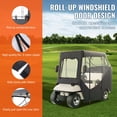 thumbnail image 5 of DranitGolf Cart Enclosure, 600D Polyester 4-Sided Clear Window Weather Protection Cover for 2-Passenger Club Car, Universal Fit for Most Golf Cart Models, 5 of 6