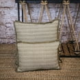 thumbnail image 2 of Parkland Collection Transitional Stripes Green 14" x 20" Pillow, 2 of 7