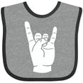 thumbnail image 3 of Inktastic Rocker Horns Boys or Girls Baby Bib, 3 of 4