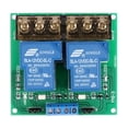 thumbnail image 1 of Carte Relais 2 Canaux DC 30A Module Optocoupleur Isolation Déclenchement Haut/bas, 1 of 7