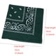 thumbnail image 3 of Advancent Paisley Bandana Bandana Headwear/Banda para el cabello Bufanda Cuello Muñequera Banda Cabeza Accesorios para máquinas de ejercicios Verde oscuro, 3 of 6