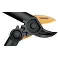 thumbnail image 4 of Fiskars PowerGear Titanium Lopper (15"), Compound-Action Bypass Lopper, Black and Orange, 1 Count, 4 of 9