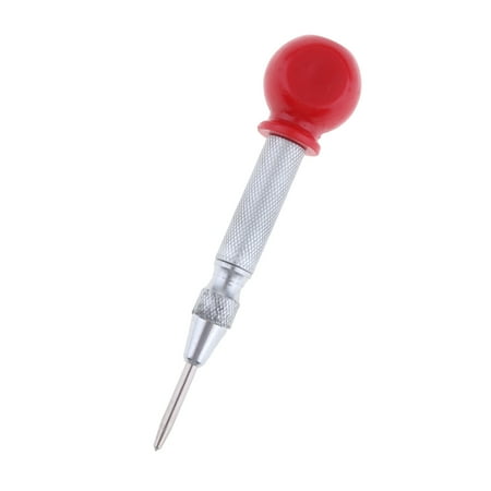 

Automatic Center Punch Tool With HSS Tip Spring Loaded Carbon Protective Cap