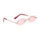 thumbnail image 3 of de sol sin marco unisex ovadas pequeñas Protección UV400 para conducir, rojo Zulema Gafas de sol ovales pequeñas unisex, 3 of 8