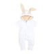 thumbnail image 1 of Body De Bebé Canastilla Onesies Para Niño Recién Nacido Orejas De Conejo Con Capucha Pantalones De Manga Corta Mameluco Mono Blanco Odeerbi LM103-2082, 1 of 9