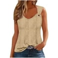 thumbnail image 2 of Karight Women Loose Fitting Tank Tops Casual Summer Ladies Scoop Neck Sleeveless Shirts, 2 of 4