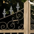 thumbnail image 4 of FONDOTIN 4Pcs Replacement Finials Cast Aluminium Dark Grey Elegant Shape Fence Accessories, 4 of 6