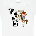 thumbnail image 4 of Inktastic I'm One-cowboy Riding Horse Birthday Boys Baby Bodysuit, 4 of 5