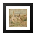 thumbnail image 2 of Tadeusz Makowski 16x15 Black Modern Framed Museum Art Print Titled - Landscape with a Church (La Comelle) (1923), 2 of 5