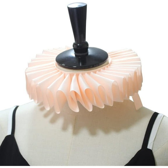 Renaissance Elizabethan Ruffle Collar Cosplay Collar Neck Ruff Collar for Child