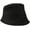 Suede Black, variant on CoCopeaunts Bucket Hat for Women Spring Summer Suede Irregular Flat Top Bucket Cap Solid Color Fisherman Hats Outdoor Travel