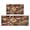 Coffee Themed, variant on Farmhouse Rooster Kitchen Rugs Set, 17x29 +17x47, Cushioned and Non-Skid, Washable for Kitchen, Living Room, Office Gift for Friends, Family