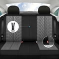 thumbnail image 5 of Car Seat Covers Fit for Honda Civic 2003-2026,Breathable Waterproof Seat Protector,Anti-Slip Protection Fast Install Easy Clean Scratch Resistant Gray,Full Set(2 Row 5 Seats), 5 of 9
