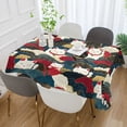 thumbnail image 2 of Yayeee Tablecloths 60" x 120" Rectangle Wrinkle Resistant Party Table Cover, White Lucky Cat, 2 of 8