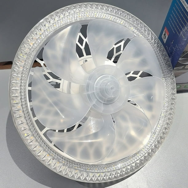 1 luz del ventilador 2 en colgar con control remoto LED para el hogar al aire libre (z)