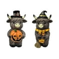 thumbnail image 1 of 2 Estatuas De Vaca De Las Tierras Altas De Otoño, Adorno De Resina Para Armario, Dormitorio De Granja, 1 of 9