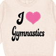 thumbnail image 3 of Inktastic I Love Gymnastics Toddler Sweatshirt, 3 of 4