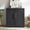Black, variant on IFMUST 31"W Pantry Storage Cabinet, Modern Cupboard with 2 Doors and Adjustable Shelves for Kitchen Garage and Home, Natural Oak