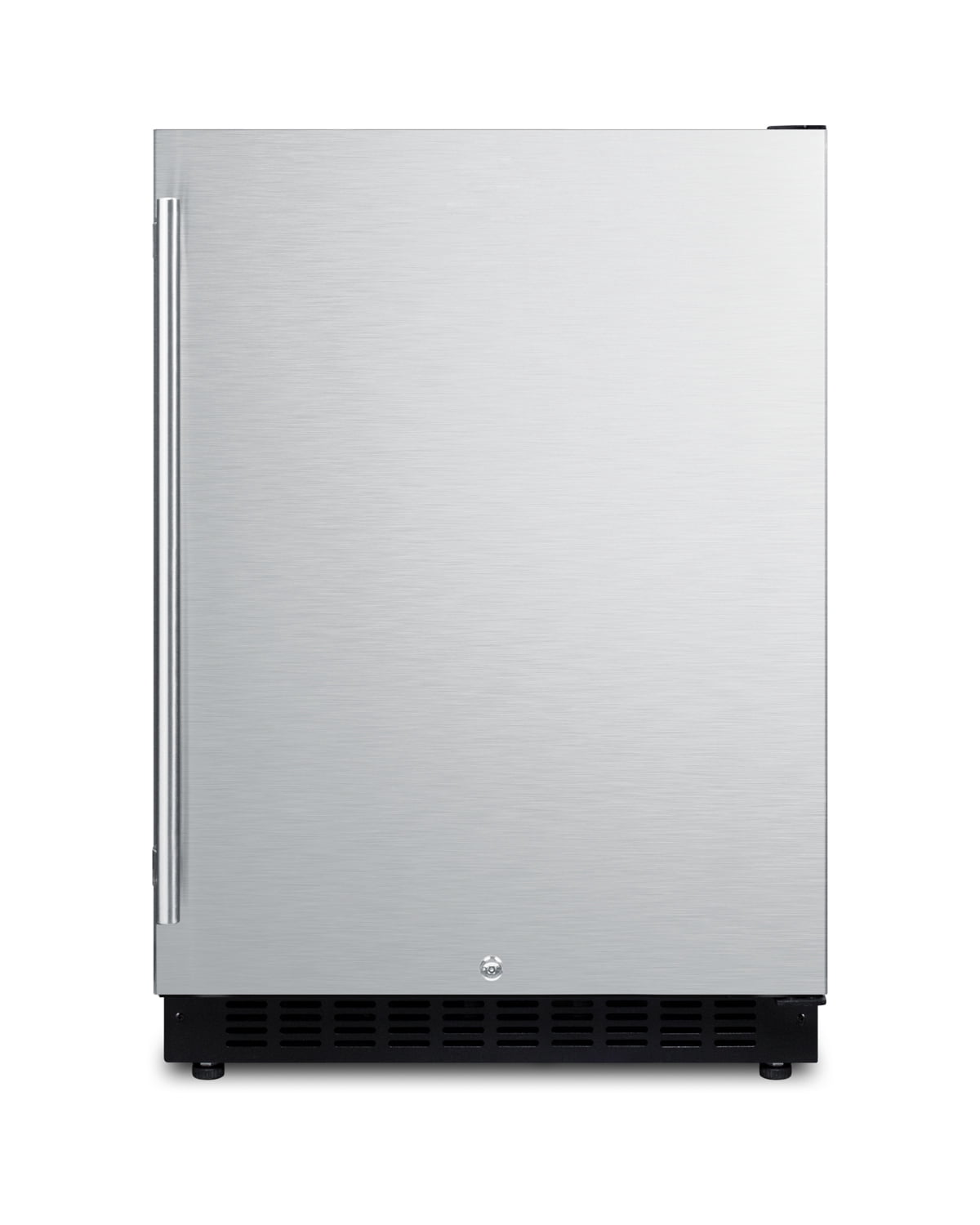 Summit 24 Inch Under Counter Refrigerator, Commercial or Home, 4.8 cu. ft. capacity, Stainless steel - AL54