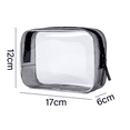 thumbnail image 3 of Clear Toiletry Bag Transparent Makeup Bags Set Waterproof Wash Bag, 3 of 5