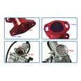 thumbnail image 3 of JRL VM26 30mm PZ30 Carburetor Mainfold Intake Inlet Pipe Air Filter For Predator 301cc 420cc 13hp 15hp Engine Mini Bike Go Kart Red, 3 of 6
